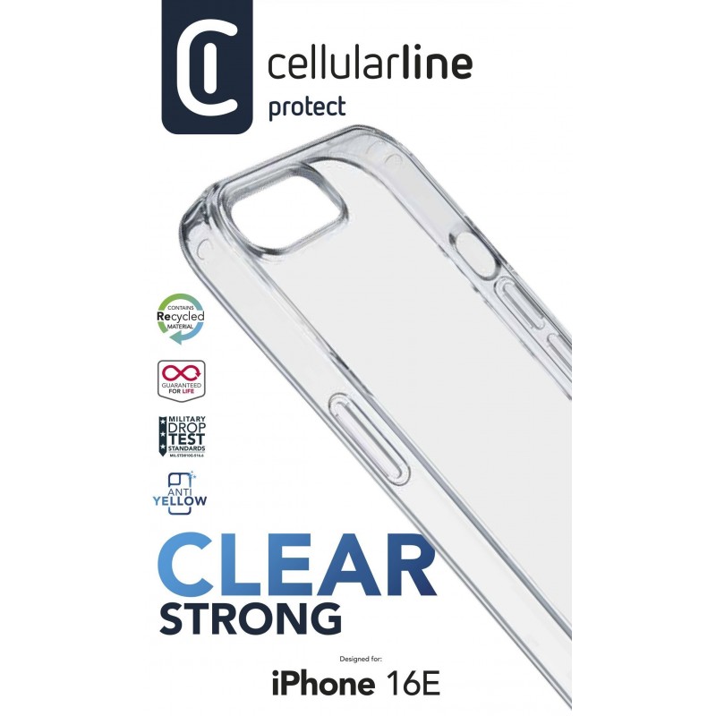 Cellularline CLEARDUOIPHSE4T Handy-Schutzhülle 15,4 cm (6.06") Cover Transparent