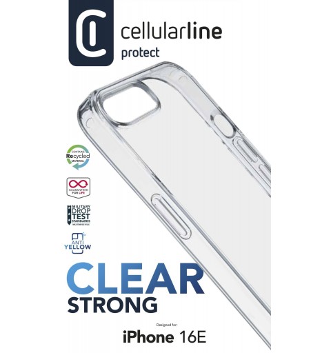 Cellularline CLEARDUOIPHSE4T Handy-Schutzhülle 15,4 cm (6.06") Cover Transparent