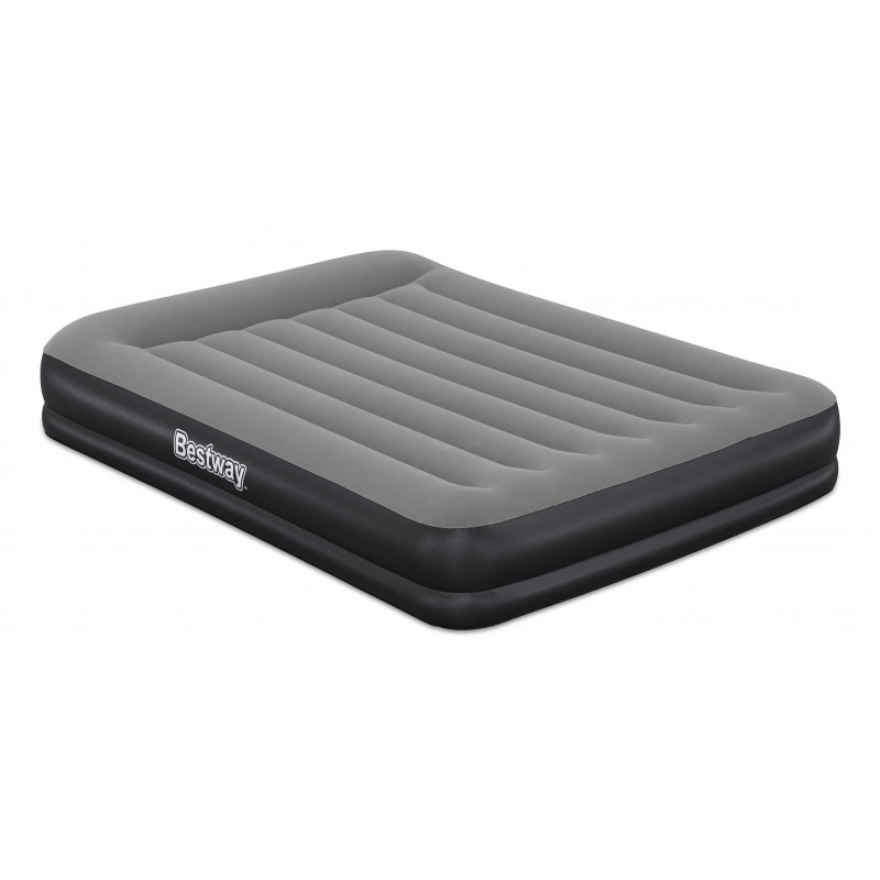 Bestway Matelas gonflable 2 places Queen Tritech avec pompe USB intégrée 2,03 m x 1,52 m x 36 cm