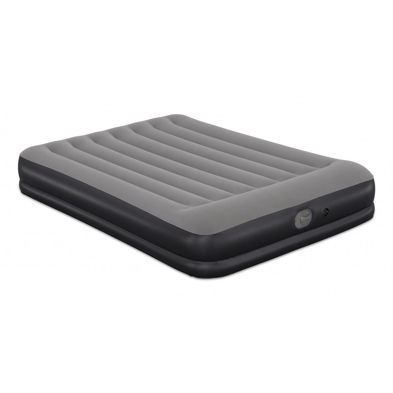 Bestway Matelas gonflable 2 places Queen Tritech avec pompe USB intégrée 2,03 m x 1,52 m x 36 cm