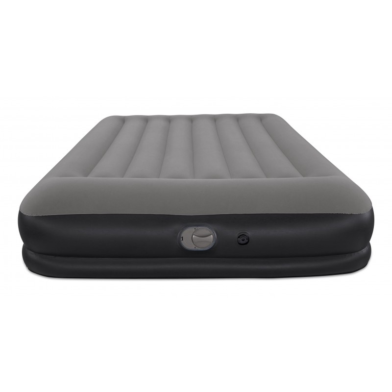 Bestway Matelas gonflable 2 places Queen Tritech avec pompe USB intégrée 2,03 m x 1,52 m x 36 cm