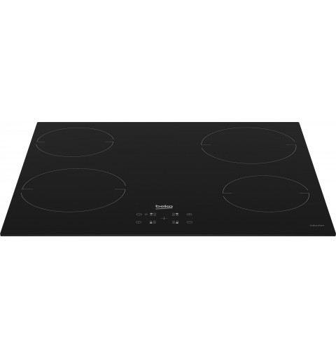Beko HII64401QT Schwarz Integriert 60 cm Zonen-Induktionskochfeld 4 Zone(n)