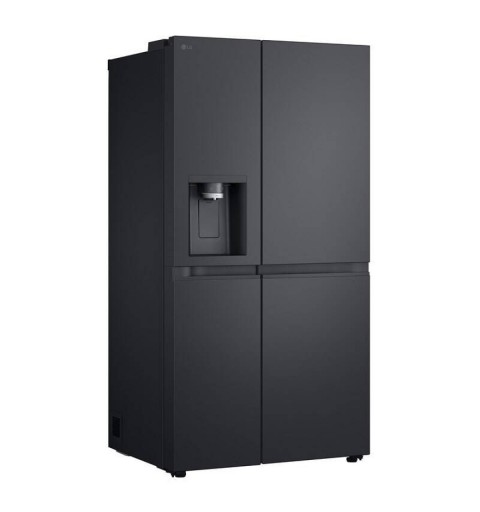 LG GSLE91EVAC side-by-side refrigerator Freestanding 628 L C Black