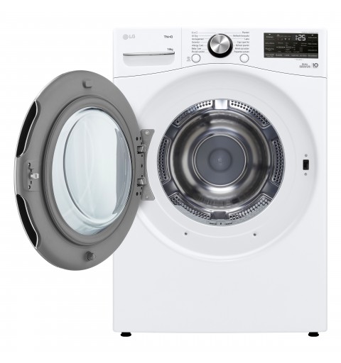 LG RH18U8AVCW tumble dryer Freestanding Front-load 18 kg A+++ White