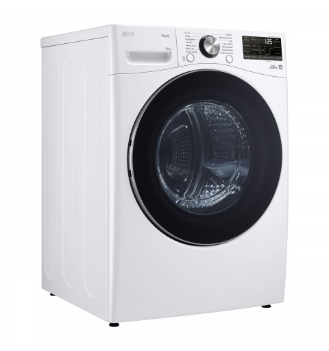 LG RH18U8AVCW tumble dryer Freestanding Front-load 18 kg A+++ White