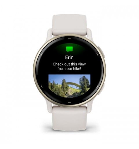 Garmin Vivoactive 5 3,05 cm (1.2") AMOLED Digitale 390 x 390 Pixel Touch screen Bianco Wi-Fi GPS (satellitare)