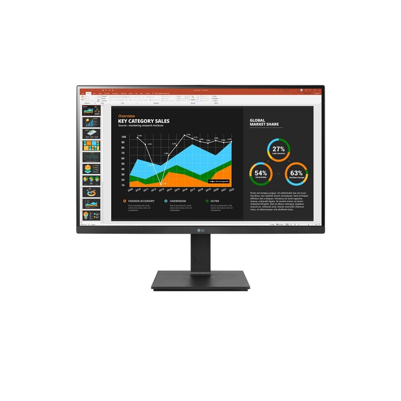 LG 27BQ75QC-B Computerbildschirm 68,6 cm (27") 2560 x 1440 Pixel Quad HD LED Schwarz