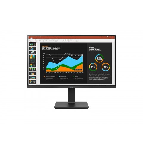 LG 27BQ75QC-B Computerbildschirm 68,6 cm (27") 2560 x 1440 Pixel Quad HD LED Schwarz
