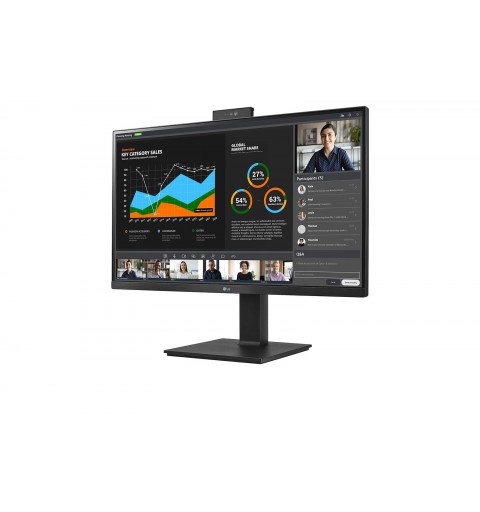 LG 27BQ75QC-B Computerbildschirm 68,6 cm (27") 2560 x 1440 Pixel Quad HD LED Schwarz