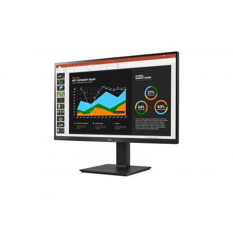 LG 27BQ75QC-B Computerbildschirm 68,6 cm (27") 2560 x 1440 Pixel Quad HD LED Schwarz