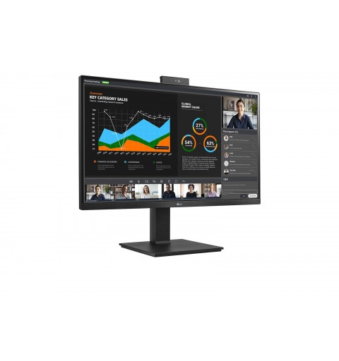 LG 27BQ75QC-B Computerbildschirm 68,6 cm (27") 2560 x 1440 Pixel Quad HD LED Schwarz
