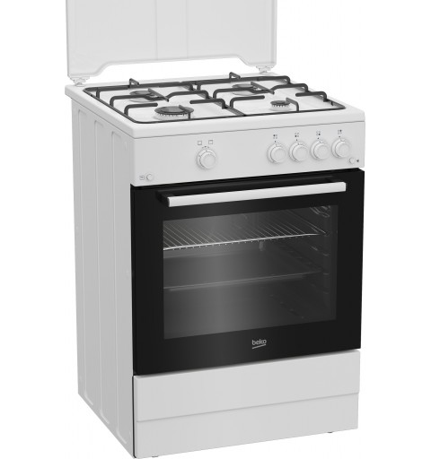 Beko FBG62010DW Cocina independiente A Gas Encimera de gas Blanco
