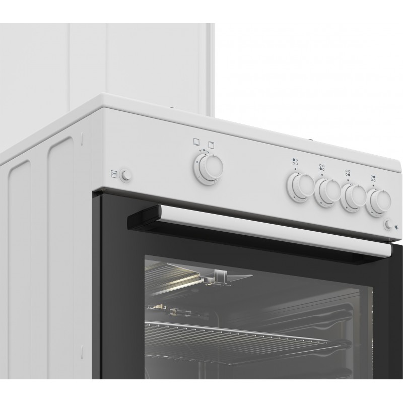 Beko FBG62010DW Cocina independiente A Gas Encimera de gas Blanco