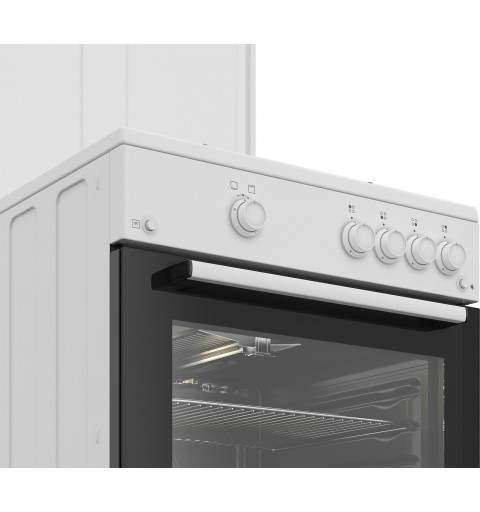 Beko FBG62010DW Cocina independiente A Gas Encimera de gas Blanco