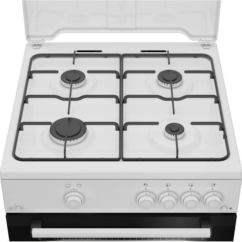 Beko FBG62010DW Cocina independiente A Gas Encimera de gas Blanco