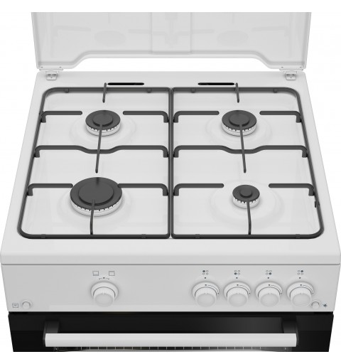 Beko FBG62010DW Cocina independiente A Gas Encimera de gas Blanco