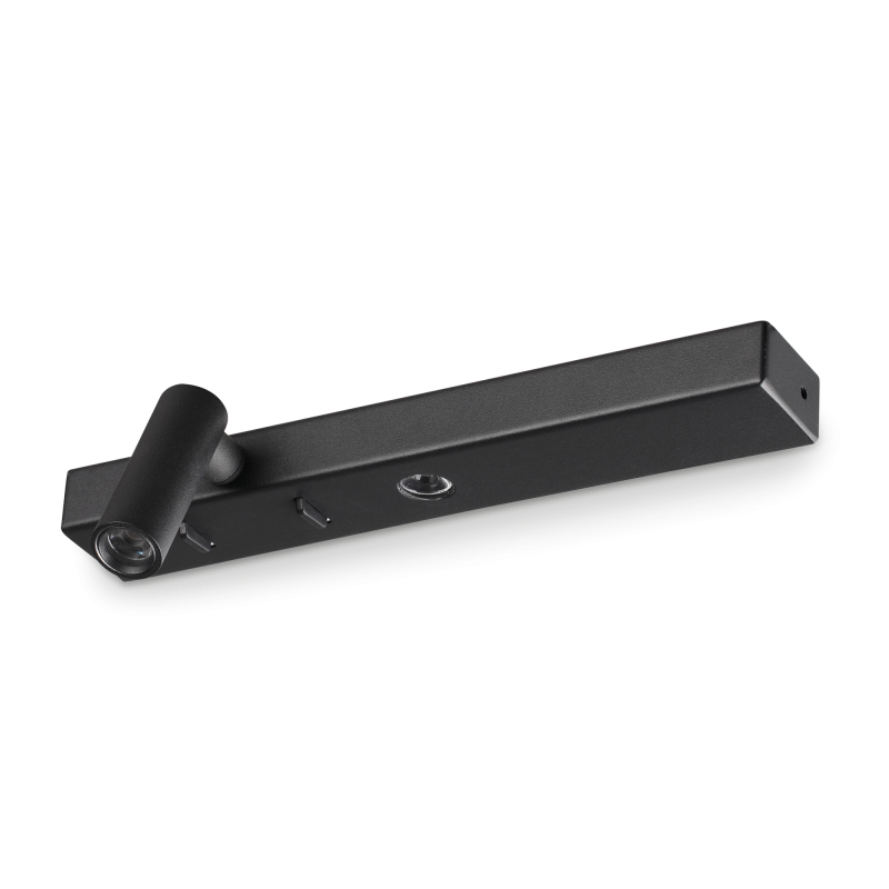 Ideal Lux BONNE NUIT-1 AP NERO Mod. 336787 Lampada Da Parete 2 Luci