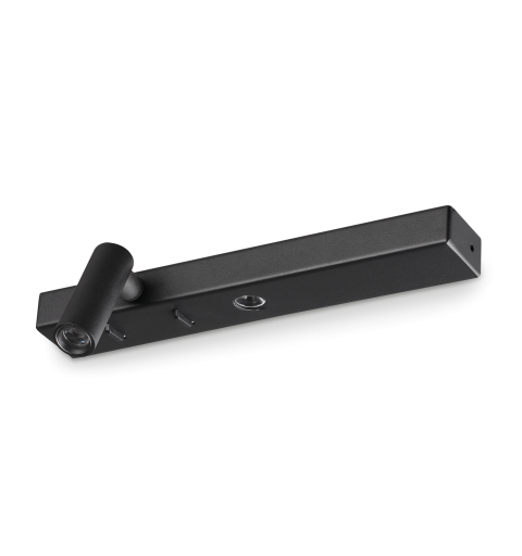 Ideal Lux BONNE NUIT-1 AP NERO Mod. 336787 Lampada Da Parete 2 Luci