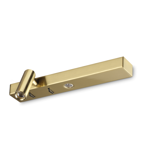 Ideal Lux BONNE NUIT-1 AP OTTONE Mod. 336800 Lampada Da Parete 2 Luci