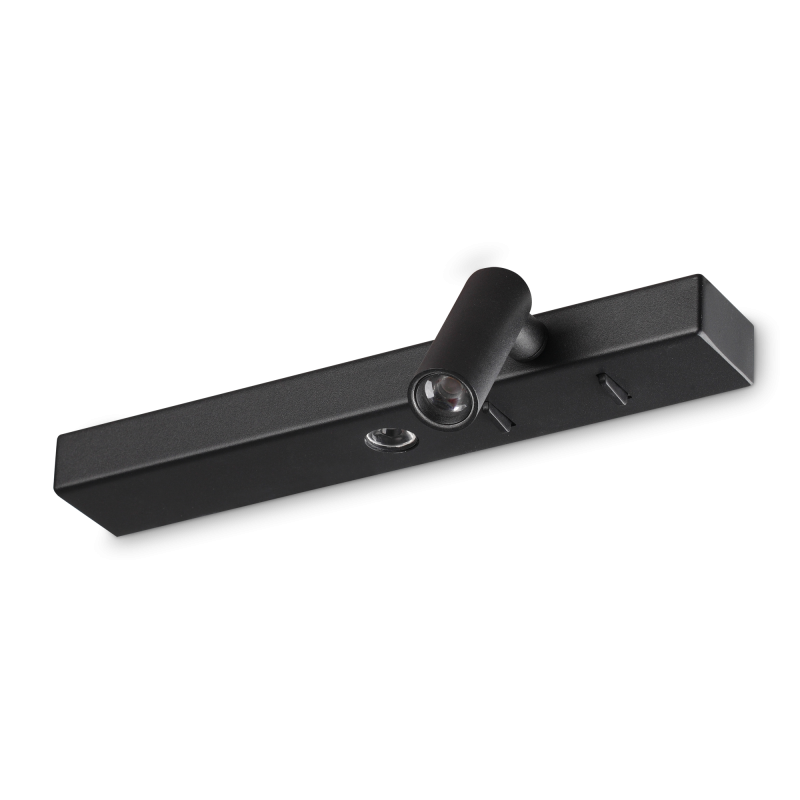 Ideal Lux BONNE NUIT-2 AP NERO Mod. 336817 Lampada Da Parete 2 Luci