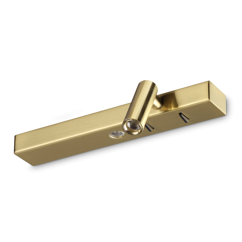 Ideal Lux BONNE NUIT-2 AP OTTONE Mod. 345505 Lampada Da Parete 2 Luci