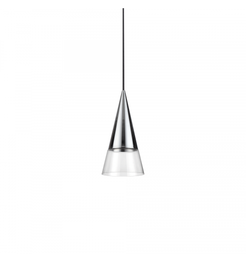 Ideal Lux CONO SP1 CROMO Mod. 321462 Lampada A Sospensione 1 Luce