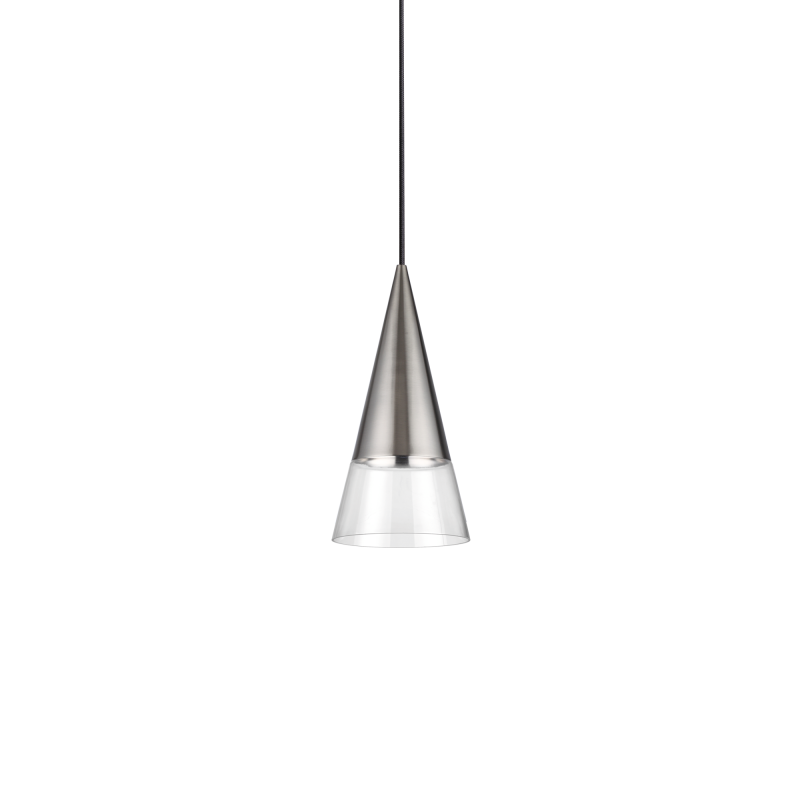 Ideal Lux CONO SP1 NICKEL Mod. 322803 Lampada A Sospensione 1 Luce