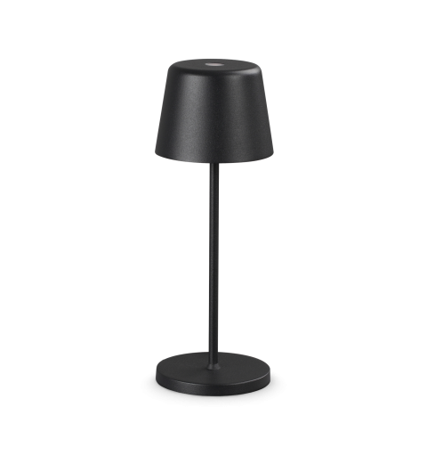Ideal Lux CUTE TL NERO Mod. 346908 Lampada Da Tavolo 1 Luce
