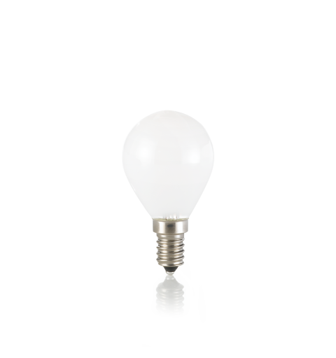Ideal Lux E14 SFERA 4W 3000K CRI90 BIANCO Mod. 289212 Confezione Kit 10 Lampadine