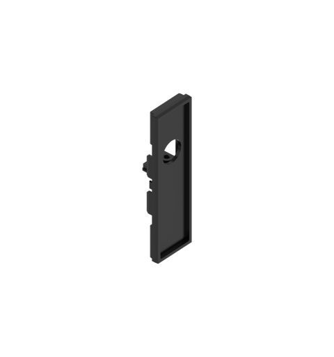 Ideal Lux EGO END CAP BI-EMISSION CON FORO BK Mod. 322858 Sistema Lineare