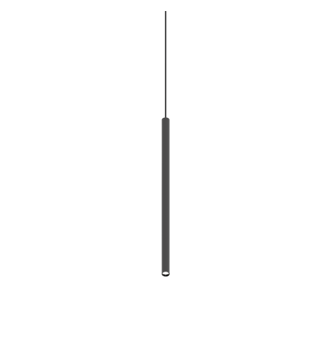 Ideal Lux EGO PENDANT TUBE 5.5W 3000K ON-OFF BK Mod. 332451 Sistema Lineare 1 Luce