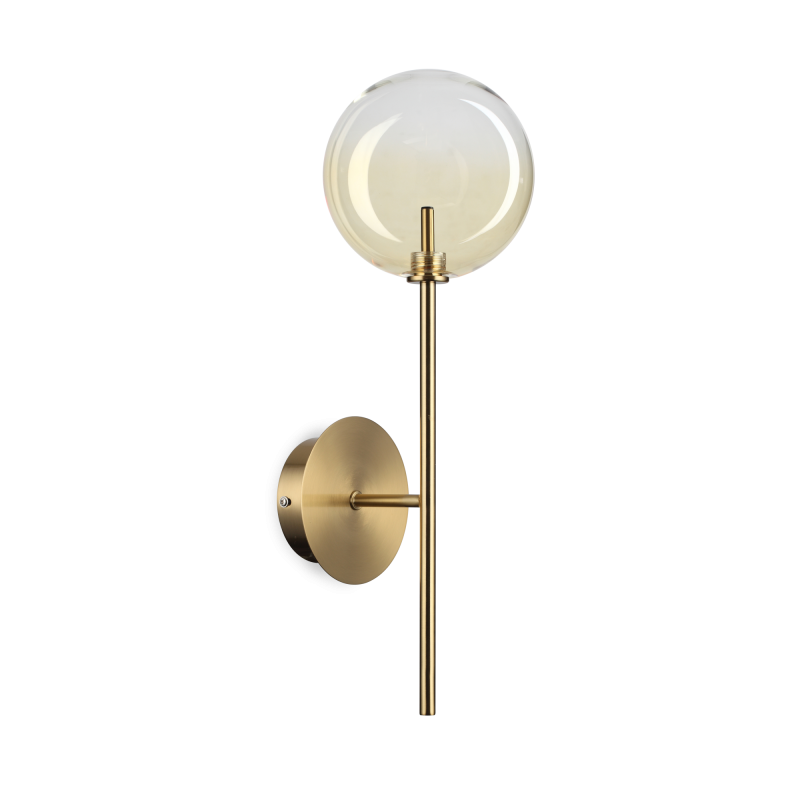 Ideal Lux EQUINOXE AP1 AMBRA SFUMATO Mod. 345321 Lampada Da Parete 1 Luce