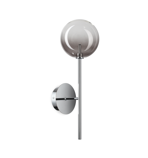 Ideal Lux EQUINOXE AP1 FUME' SFUMATO Mod. 345338 Lampada Da Parete 1 Luce