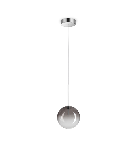 Ideal Lux EQUINOXE SP1 D15 FUME' SFUMATO Mod. 326351 Lampada A Sospensione 1 Luce