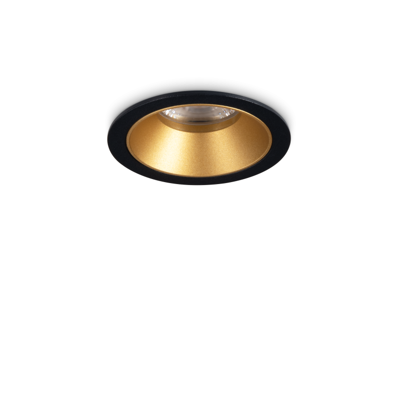 Ideal Lux GAME TRIM ROUND 05W 3000K BK GD Mod. 349077 Lampada Da Incasso 1 Luce
