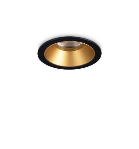 Ideal Lux GAME TRIM ROUND 05W 3000K BK GD Mod. 349077 Lampada Da Incasso 1 Luce