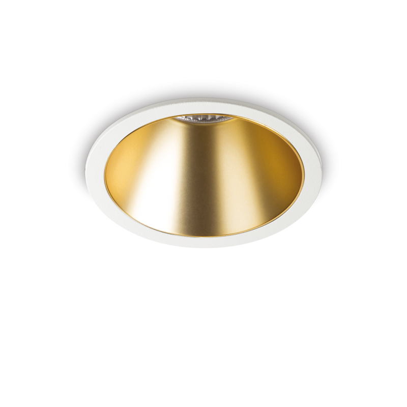 Ideal Lux GAME TRIM ROUND 20W 2700K WH GD Mod. 341392 Lampada Da Incasso 1 Luce