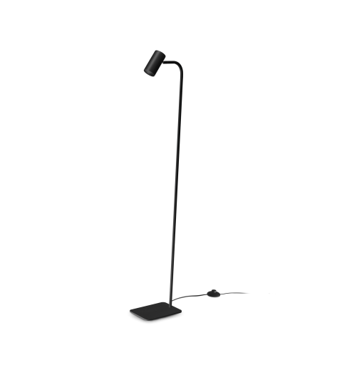 Ideal Lux GINGER PT1 NERO Mod. 326658 Lampada Da Terra 1 Luce