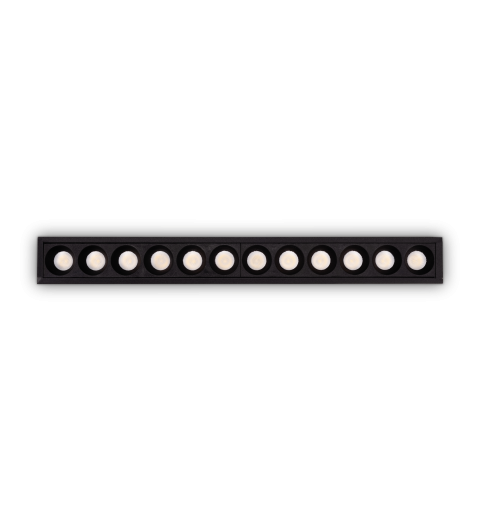 Ideal Lux LIKA FI SLIM 20W 4000K BK Mod. 341705 Lampada Da Incasso 1 Luce