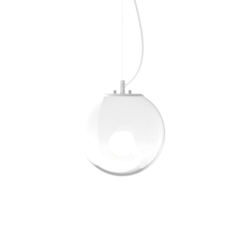 Ideal Lux MAPA CLEAR SP1 D20 OPAL Mod. 346595 Lampada A Sospensione 1 Luce