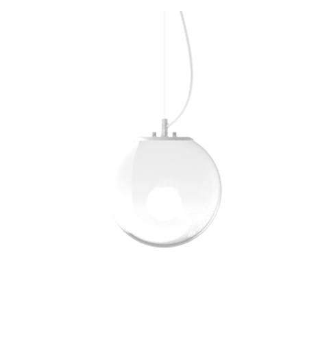 Ideal Lux MAPA CLEAR SP1 D20 OPAL Mod. 346595 Lampada A Sospensione 1 Luce
