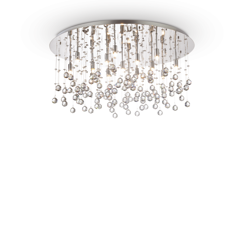 Ideal Lux MOONLIGHT PL15 ORO Mod. 082790 Lampada Da Soffitto 15 Luci