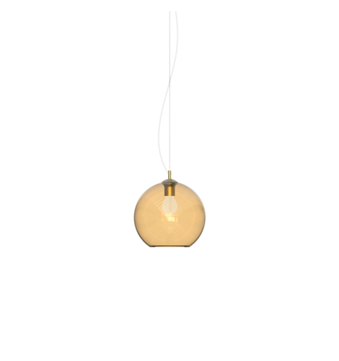 Ideal Lux NEMO SP1 D20 AMBRA Mod. 339047 Lampada A Sospensione 1 Luce