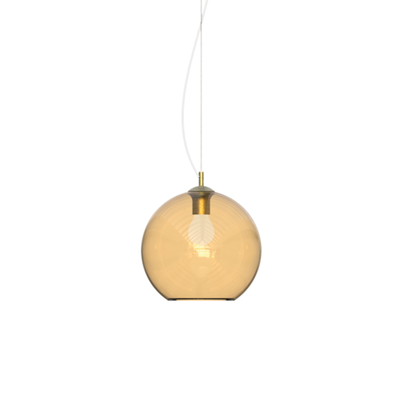Ideal Lux NEMO SP1 D30 AMBRA Mod. 339054 Lampada A Sospensione 1 Luce