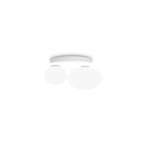 Ideal Lux NINFEA AP2 BIANCO Mod. 327716 Lampada Da Parete 2 Luci