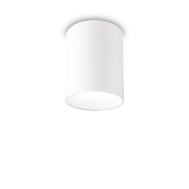 Ideal Lux NITRO PL ROUND D08 BIANCO 2700K Mod. 341781 Lampada Da Soffitto 1 Luce