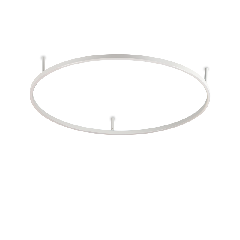 Ideal Lux ORACLE SLIM PL D090 ROUND 2700K ON-OFF WH Mod. 341972 Lampada Da Soffitto 1 Luce