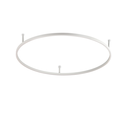 Ideal Lux ORACLE SLIM PL D090 ROUND 2700K ON-OFF WH Mod. 341972 Lampada Da Soffitto 1 Luce