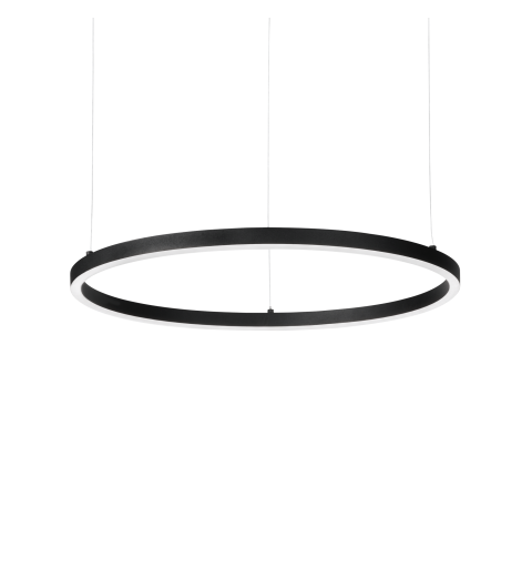 Ideal Lux ORACLE SLIM SP D090 ROUND 4000K DALI BK Mod. 342122 Lampada A Sospensione 1 Luce