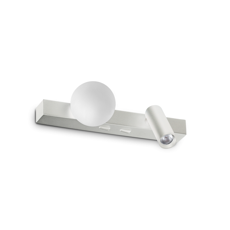 Ideal Lux PING PONG AP BIANCO Mod. 336534 Lampada Da Parete 2 Luci